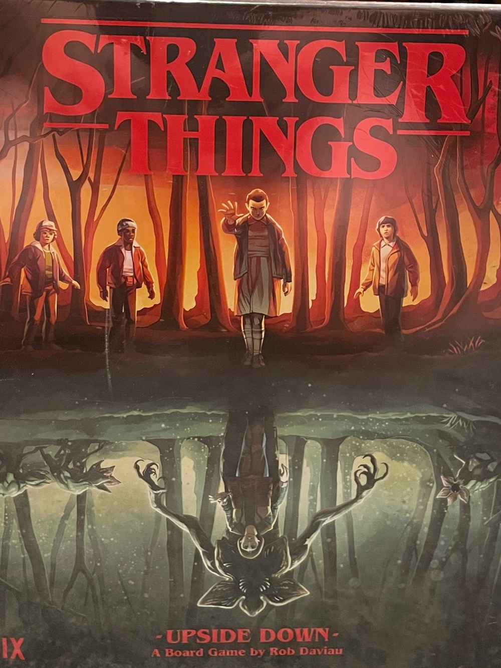 Stranger Things Upside Down Board Game New In Box, Still Sealed In Plastic